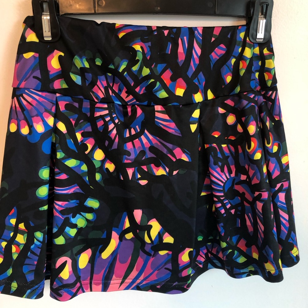 Colorful Abstract Women's Athletic Skort